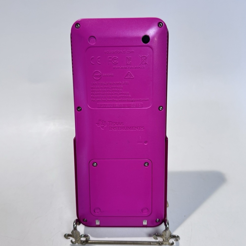 Texas Instruments TI-84 Plus CE Pink Scientific Graphing Calculator Works - Picture 3 of 9